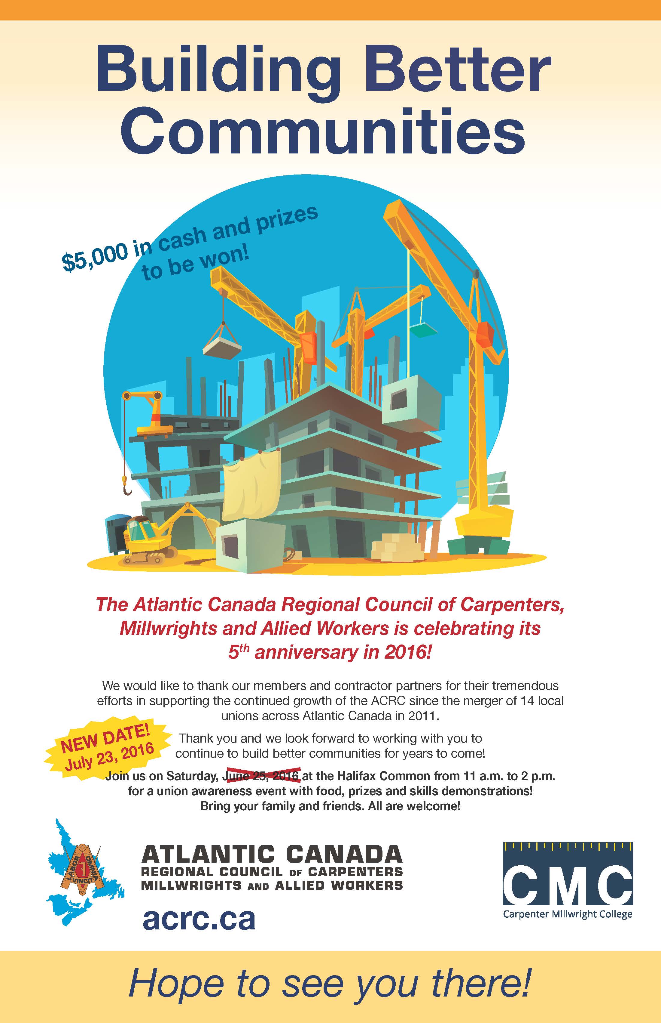 ACRC 5th Anniversary poster 17x11 Halifax